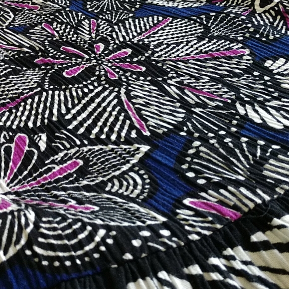 Skirt Elastic Crinkle Flowy Boho Petite Sag Harbor - Picture 3 of 7